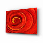 Cycle of Red Glass Wall Art.